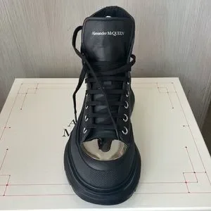 Alexander McQueen boots Men mirrored toe size 41 (8 US) NEW Men Alexander McQueen Tread Slick Sneaker Boot Sz 8 / 41  main image 3